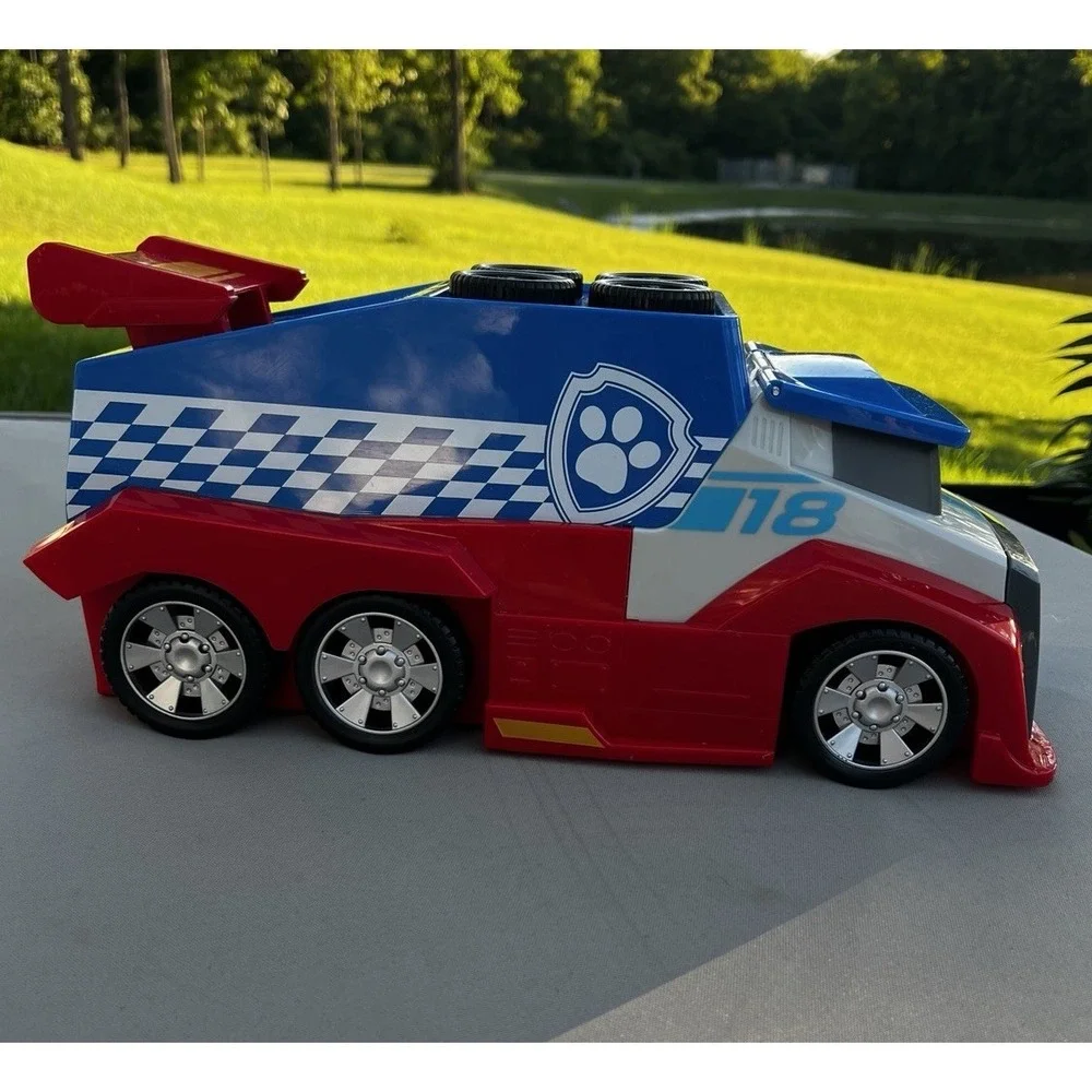 Paw Patrol Ready Race Rescue Mobile Pit Stop Team Vehicle Nickelodeon‎ Toy